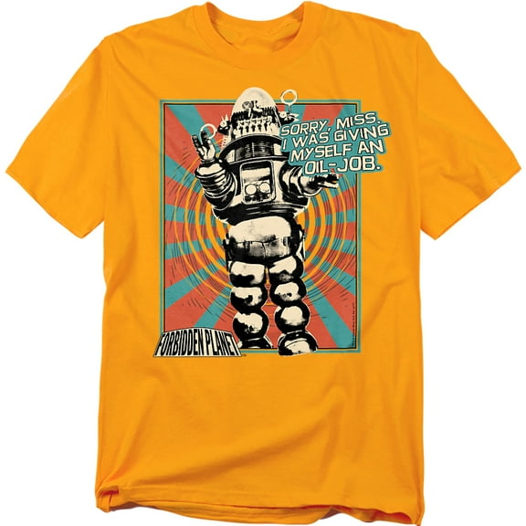 Forbidden Planet T-Shirt Oil Job Unisex Graphic Tee For Men & Women