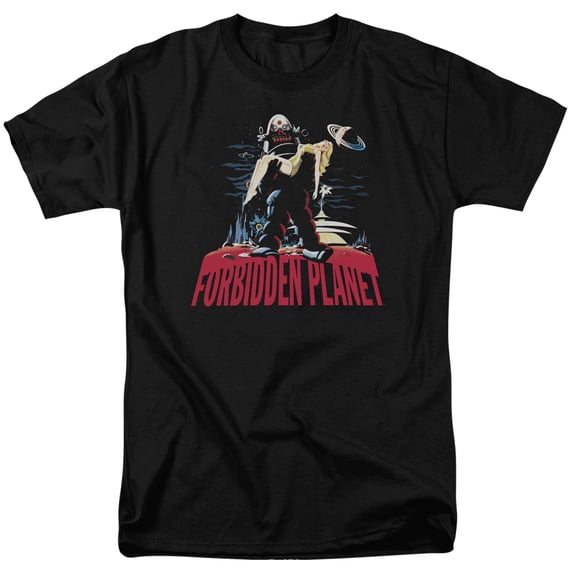 Forbidden Planet - Robby And Woman - Short Sleeve Shirt - XXXXXX-Large