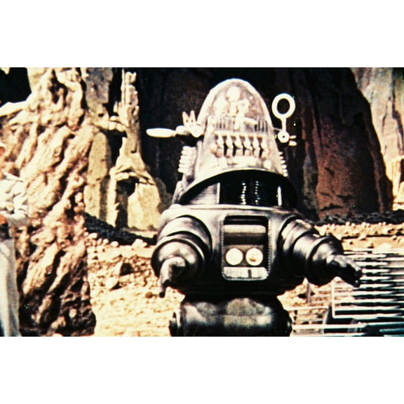 Forbidden Planet Robby the Robot on planet surface 24x36 Poster