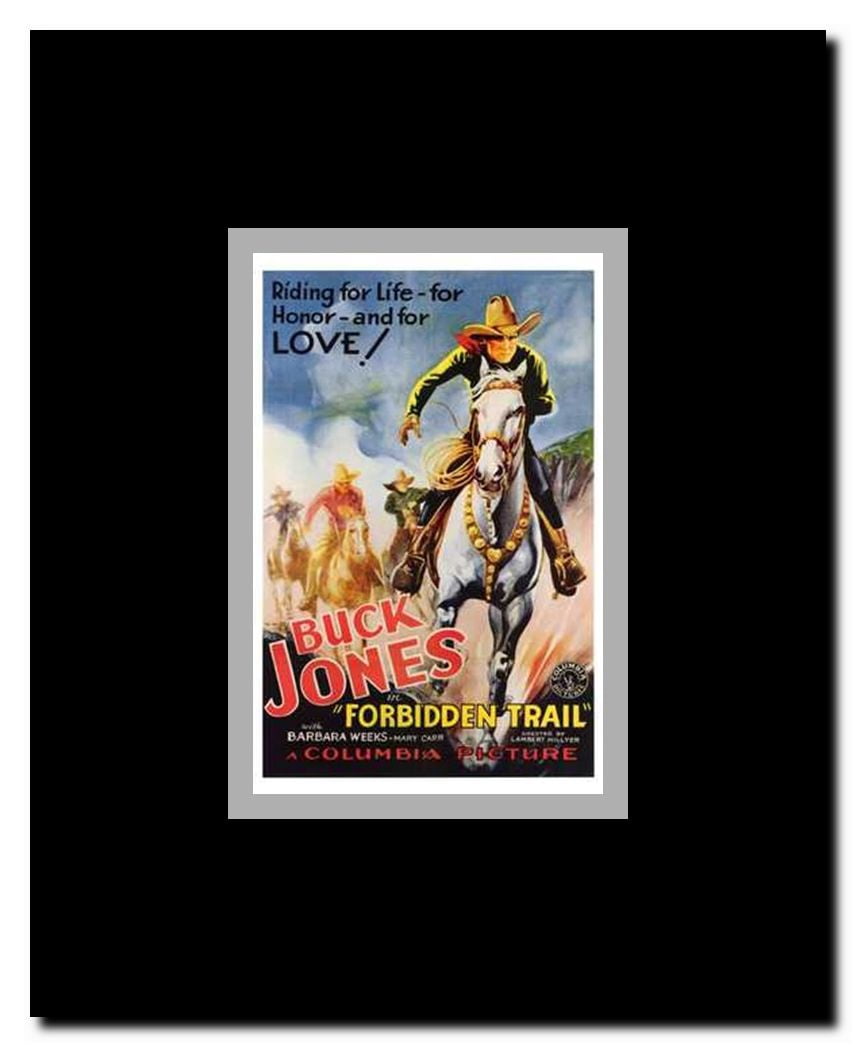 Forbidden Trail Framed Movie Poster