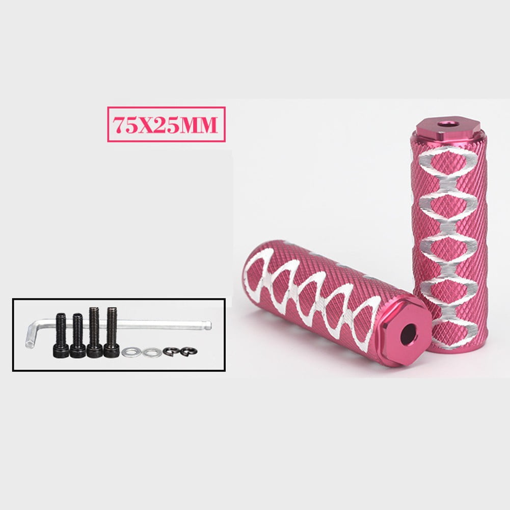 Forbmx Bike Mtb Aluminum Foot Pegs Bicycle Pedals Front Rear Axle With