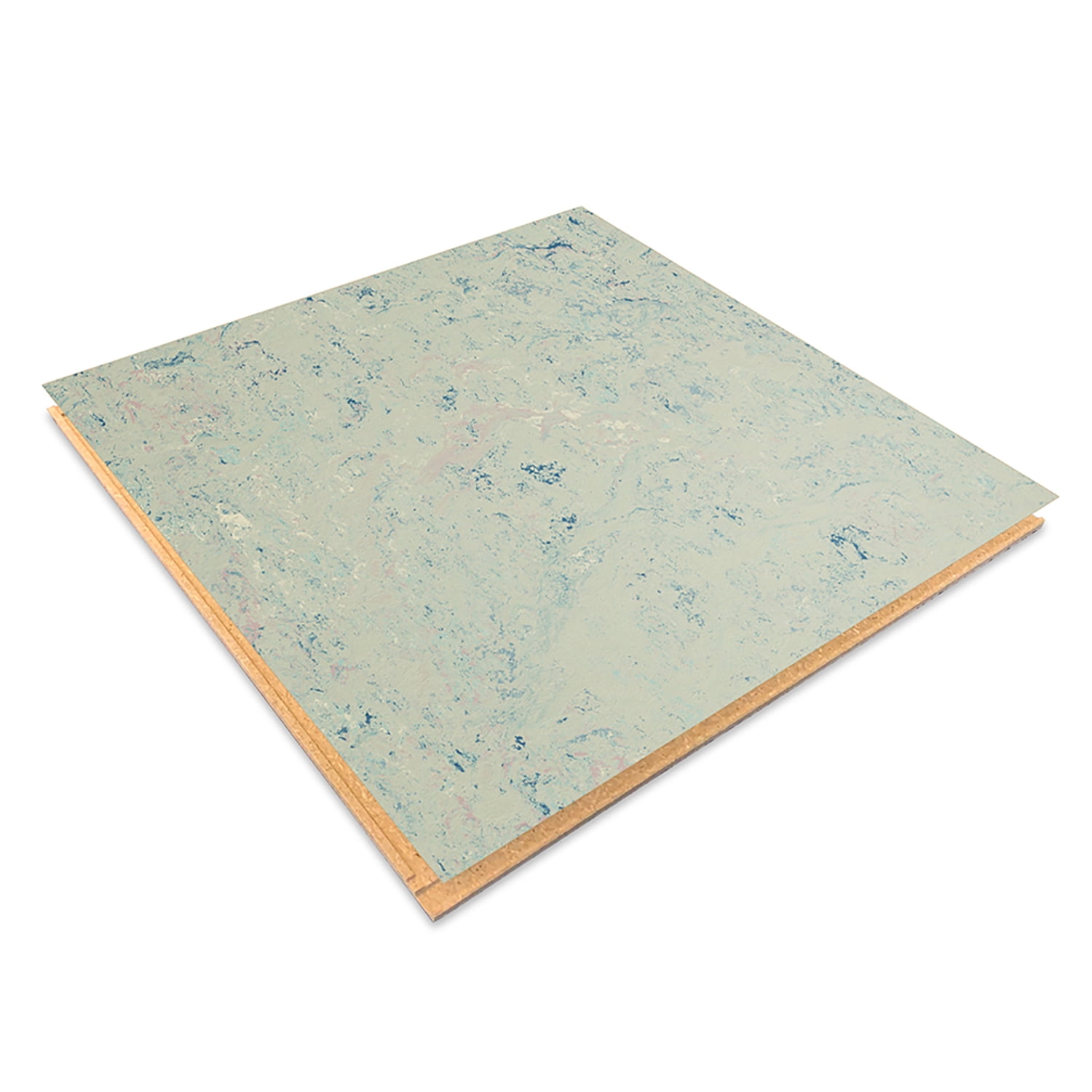 Forbo Flooring Marmoleum Cinch Loc Seal 11.81" x 11.81" Laminate Square in Blue Moon 6.78 Sq ft