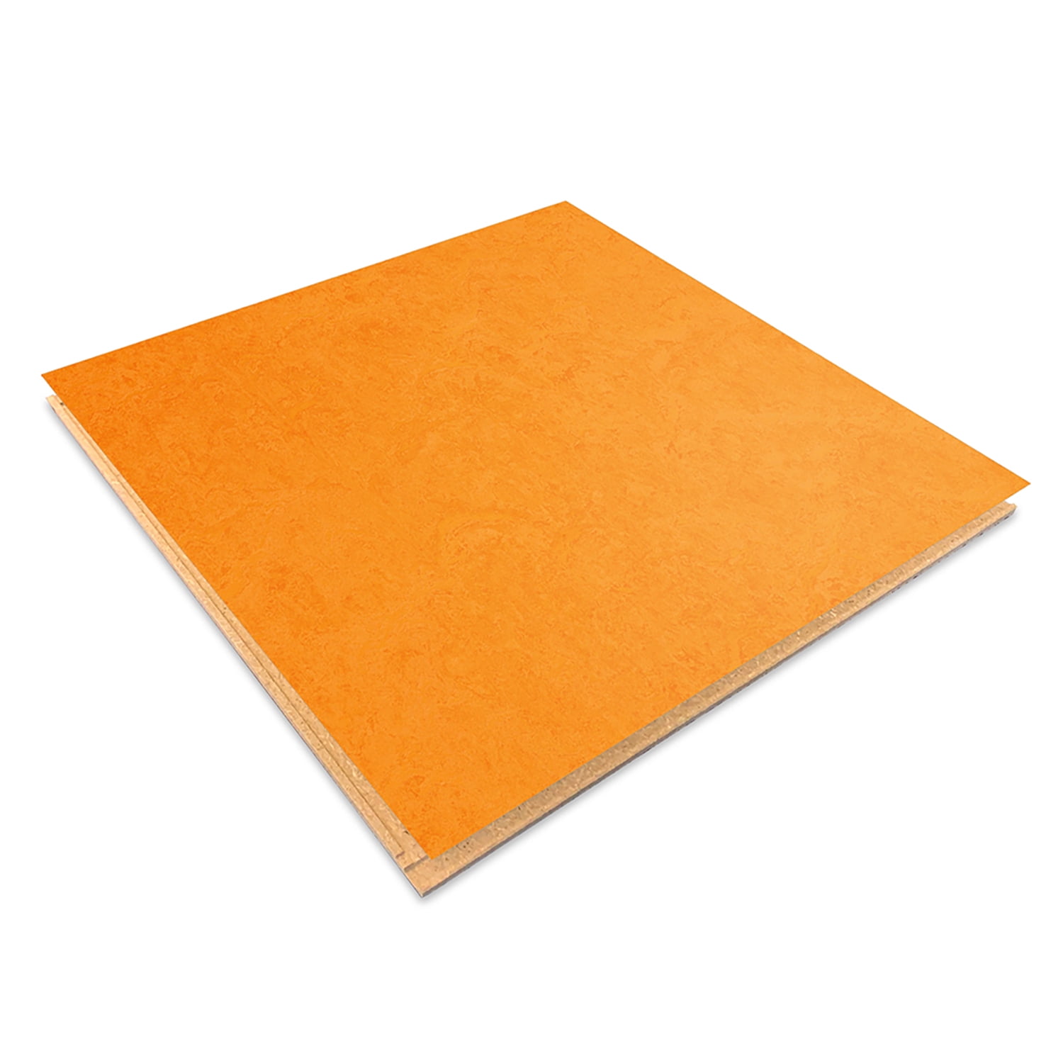 Forbo Flooring Marmoleum Cinch Loc Seal 11.81" x 11.81" Laminate Square in Marigold 6.78 Sq ft
