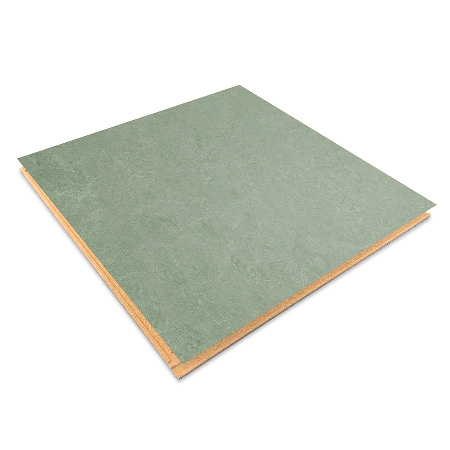 Forbo Flooring Marmoleum Cinch Loc Seal 11.81" x 11.81" Laminate Square in Sage 6.78 Sq ft