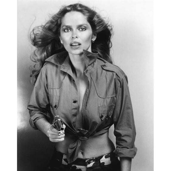 Force 10 From Navarone Barbara Bach Rare Pose Holding Pistol 24x36 Classic Hollywood Poster