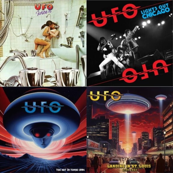 Force It (Deluxe Edition) & Lights Out In Chicago (Red LP Vinyl) & Too Hot In Tokyo (Red Vinyl/2LP) & Landing In St. Louis - Live 1982 (Gold Vinyl/2LP)