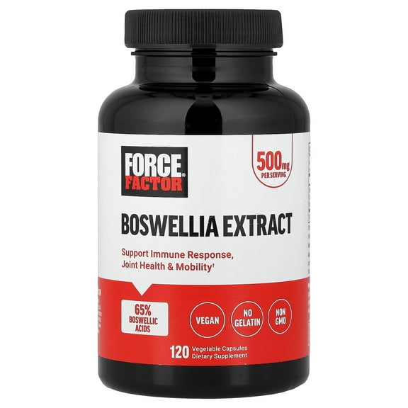 Force Factor Boswellia Extract, 500 mg, 120 Vegetable Capsules