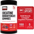 thumbnail interactive-video image 1 of Force Factor Creatine Monohydrate Gummies, NSF Certified, 5g Dose for Men & Women to Support Muscle, Strength, Recovery, Cognitive Health & Memory, Packaging May Vary, Mixed Berry, 150 Gummies, 1 of 14