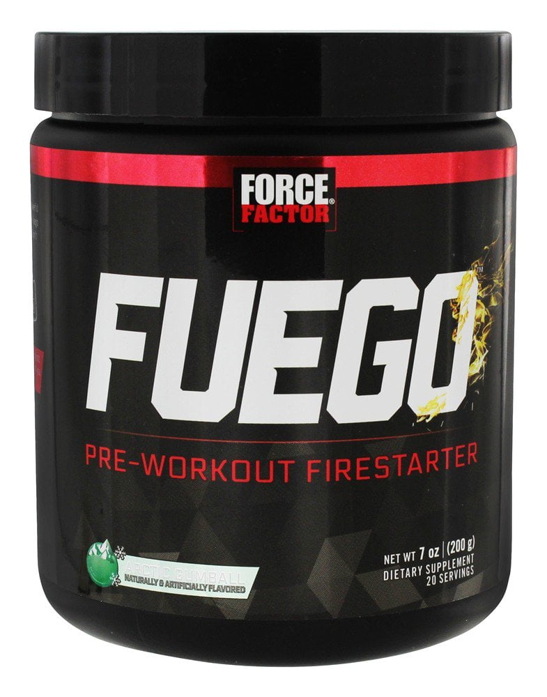 Force Factor Fuego PreWorkout Firestarter Powder Arctic Gumball 7