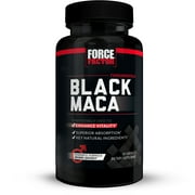 Black Maca Root Vitality Supplement for Men and Women with Superior Absorption, For Hormonal Balance, Energy, and Drive, Works Fast, Natural Maca Negra Extract, 1000mg, 60 Capsules by Force Factor