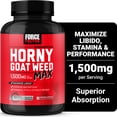 thumbnail interactive-video image 1 of Force Factor Horny Goat Weed Max, 1500mg Horny Goat Weed for Men & Women to Boost Energy, Libido & Stamina, Superior Absorption, 90 Capsules, 1 of 11