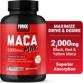 thumbnail interactive-video image 1 of Force Factor Maca Max, Maca Root Capsules for Men & Women to Maximize Drive,  Desire & Performance, 120 Capsules, 1 of 12