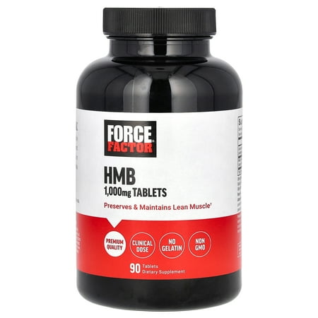 Force Factor HMB, 1,000 mg, 90 Tablets