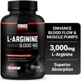 thumbnail image 1 of Force Factor L-Arginine 3000mg Nitric Oxide Booster for Men to Enhance Blood Flow, Circulation, Muscle Pumps & Workout Performance, 150 Capsules, 1 of 11