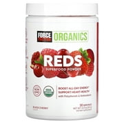 Force Factor Organics, Reds, Superfood Powder, Black Cherry, 11.9 oz (337 g)