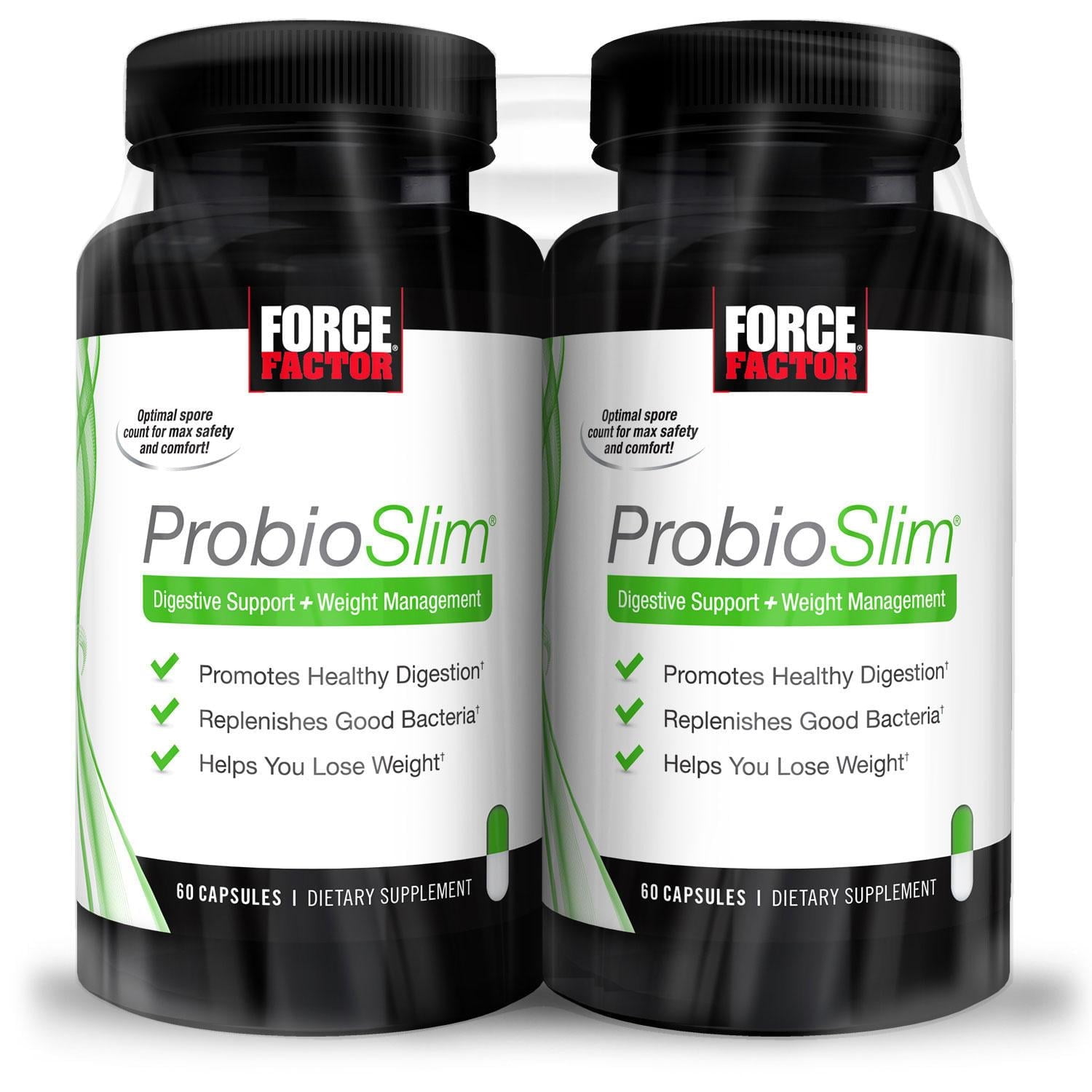 Force Factor ProbioSlim Probiotic Fat Burner (60 ct., 2 pk.)