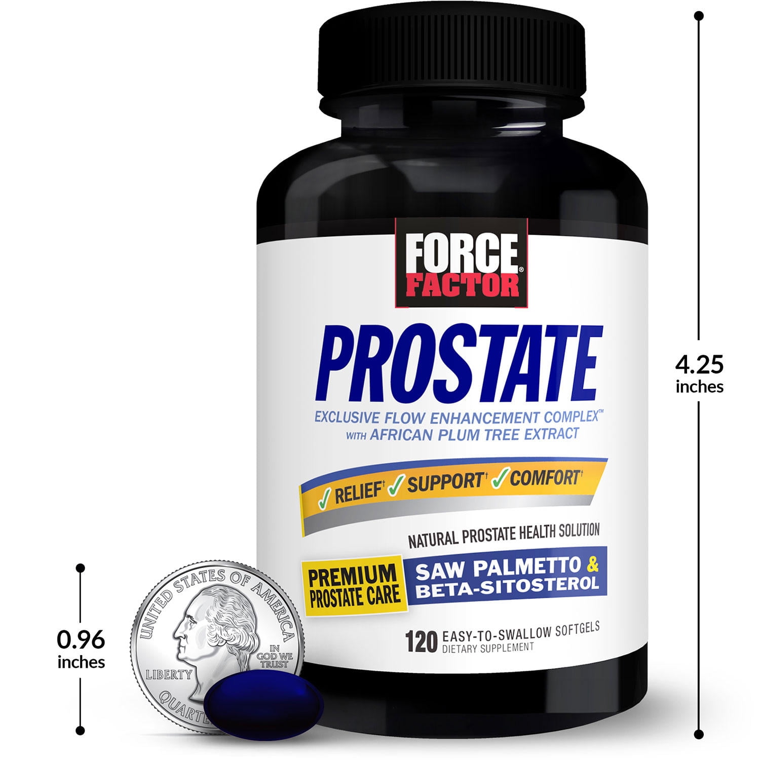 Force Factor Prostate Support Supplement (120 Count)