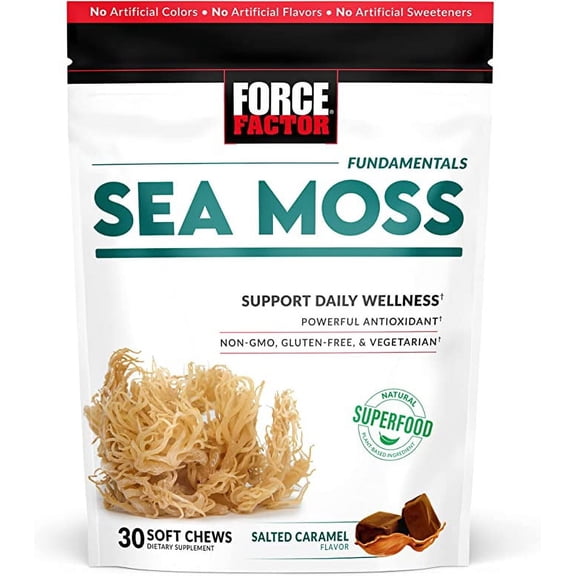 Force Factor Sea Moss Chews, 30 Soft Chews