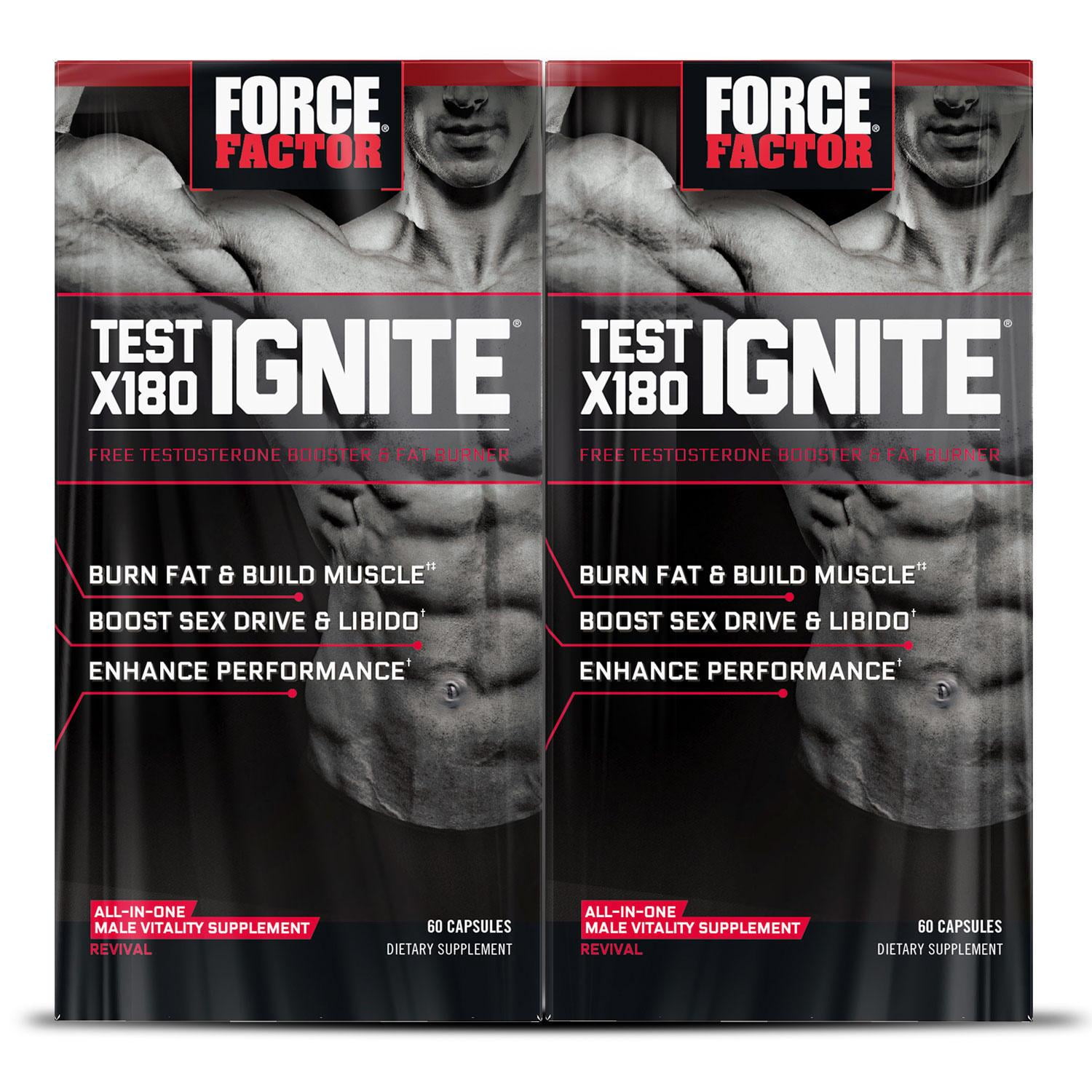 Force Factor Test X180 Ignite Testosterone Booster (120 ct., 2 pk