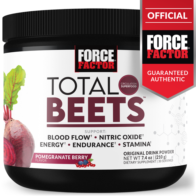 Force Factor Total Beets Circulation Superfood Beet Root Powder
