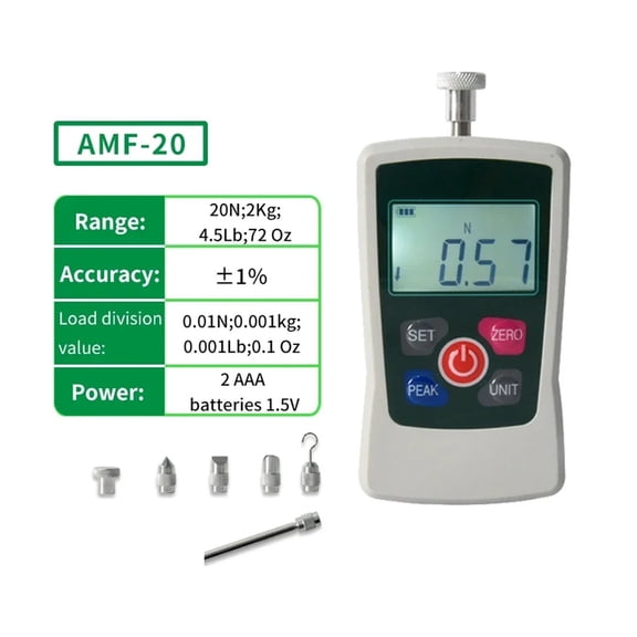Force Gauge Digital Force Gauge Push Pull With Backlight Electronic Dynamometer Portable Tester AMF ,Reliable Performance