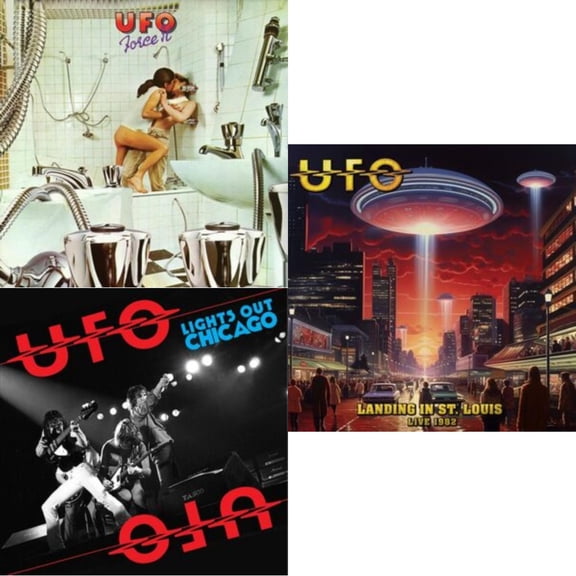 Force It (Deluxe Edition) & Lights Out In Chicago (Red LP Vinyl) & Landing In St. Louis - Live 1982 (Gold Vinyl/2LP)