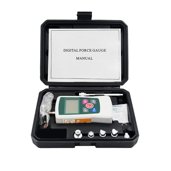 Force Measuring Instrument Portable Push Pull Gauge 500N Digital Handheld Automatic Shutdown Backlit Screen Force Gauge