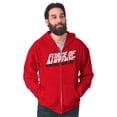 thumbnail image 1 of Force Nature Inspire Fitness Funny Unisex Fleece Graphic Zip Up Hoodie Brisco Brands 2X, 1 of 5