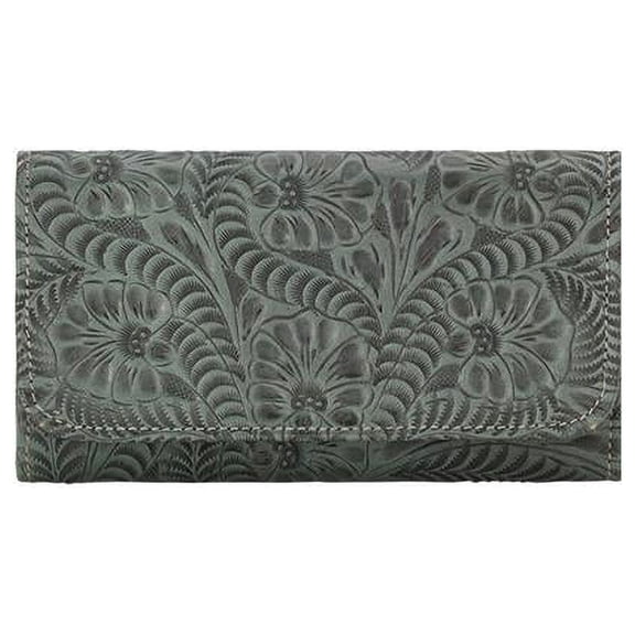 Force Ten Inc Womens  Tri Fold Wallet  Turquoise