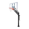 thumbnail image 1 of Force Ultra Steel-Glass In Ground Adjustable Basketball System, Navy Blue, 1 of 1