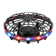 Force1 Scoot Aerial Drone Hand Controlled Mini Drone with Multi-color LED Light (Red/Blue)