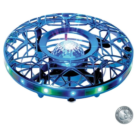 Force1 Scoot Pro Aerial Mini Hand Operated UFO Drone – LED Lights, Rechargeable Toy for Kids 8+