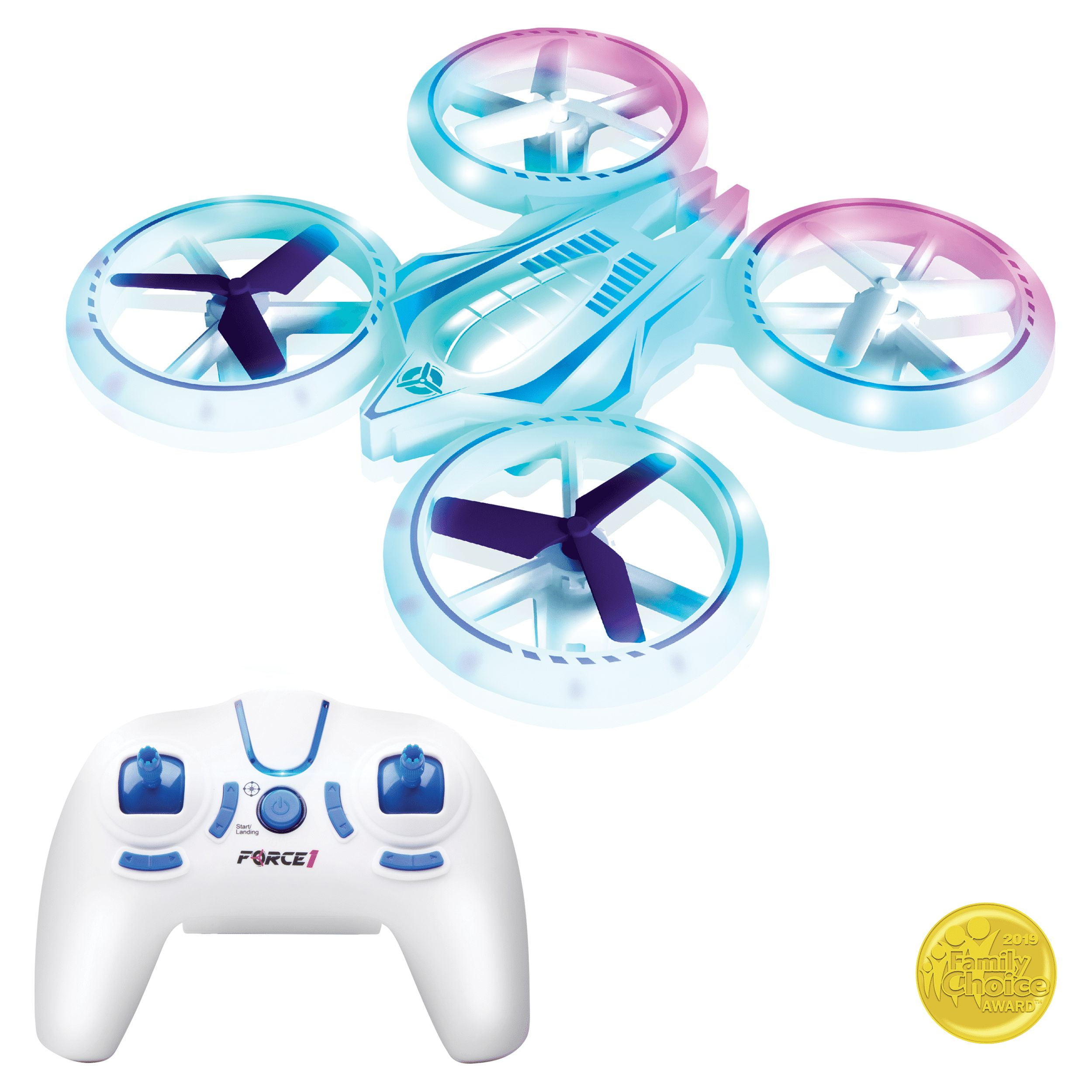 Force1 UFO 4000 Mini Beginner Drone Multicolor LEDs and Extra Battery 