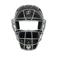 thumbnail image 1 of Force3 NOCSAE Certified Hockey Style Defender Mask Baseball Catcher's Helmet Black | Silver Adult, 1 of 2