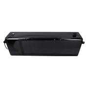 Forcecar Rectangular Gallon Auxiliary Fuel Transfer Tank Metal Black