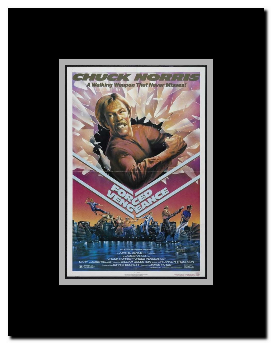 Forced Vengeance Framed Movie Poster