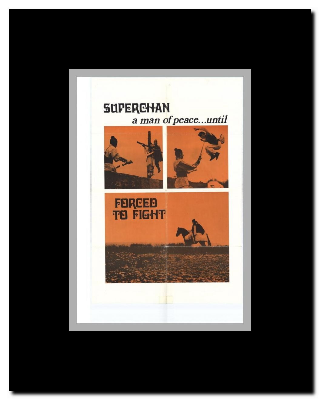 Forced to Fight Framed Movie Poster