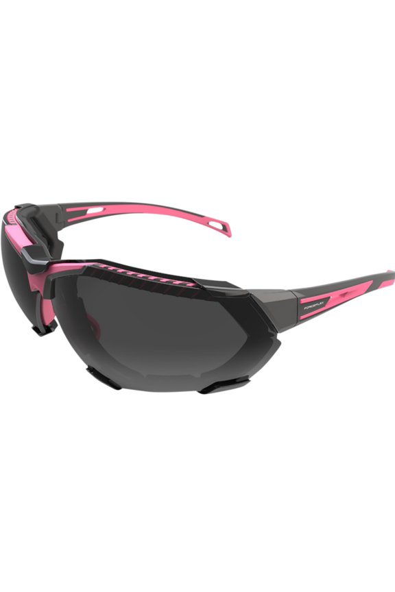 FF4 Sunglasses w/Comfort Foam Gray/Pink w/Smoke Lens
