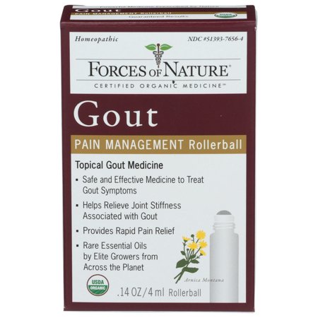 Forces of Nature Gout Pain Management Organic - 4 ml