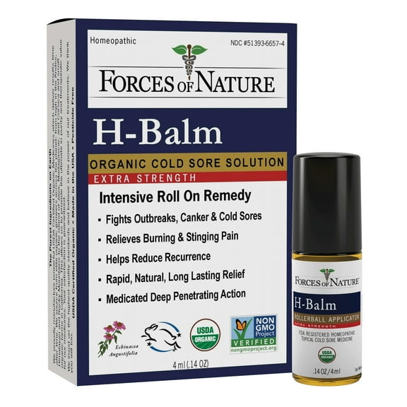 H-Balm Organic Cold Sore Treatment, Extra Strength
