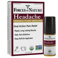 thumbnail image 1 of Forces of Nature Headache Pain Relief 4ml Rollerball, Organic, Plant-Based, Topically Applied, 1 of 8