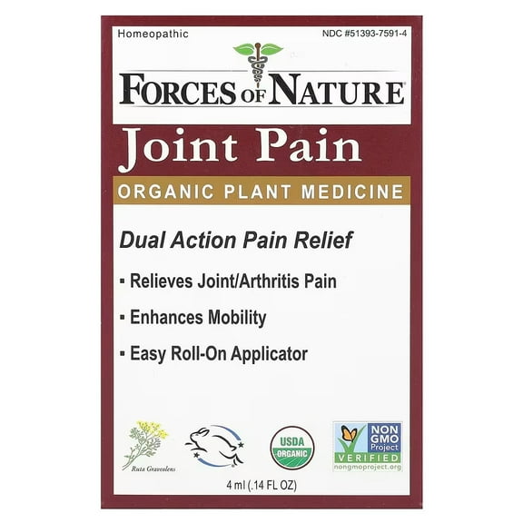 Forces of Nature Joint Pain Management Organic - 4 ml