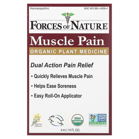 Forces Of Nature Muscle Pain Management Organic - 4 ml