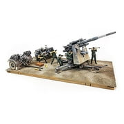 Forces of Valor 801008A FlaK 36 & Tow Vehicle 1/32 Scale Model with Figures