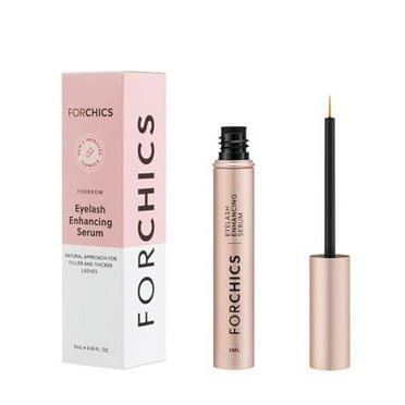 Forchics Eyelash Serum - Natural Vegan Lash Thickener, Hormone-Free Formula with Visible Results in 14 Days, 3ml