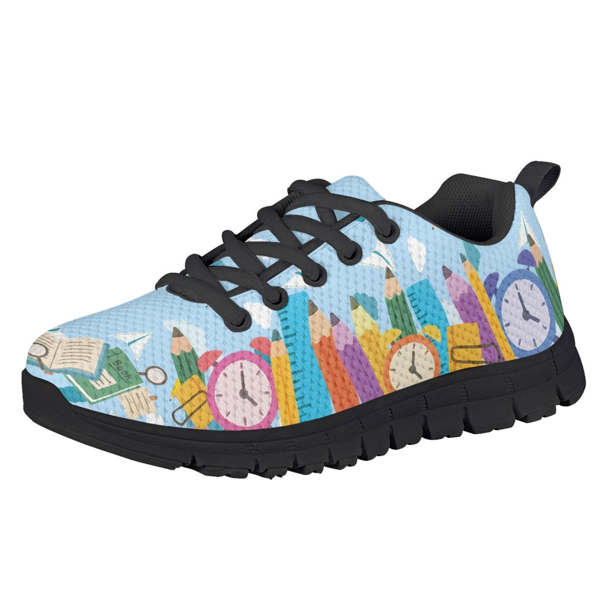 Boote Cartoon Forchrinse Cartoon Crayons Sneakers Girls Boys Tennis Running Shoes ...
