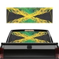 Forchrinse Wavy Green Yellow Flag Pickup Truck Rear Window Decal 66.9 ...