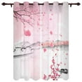 thumbnail image 1 of Hawaii Garden Trees Valance Window Curtains for Living Room Bedroom Kitchen Home Ready-made Youth Room Window Curtains, 1 of 7
