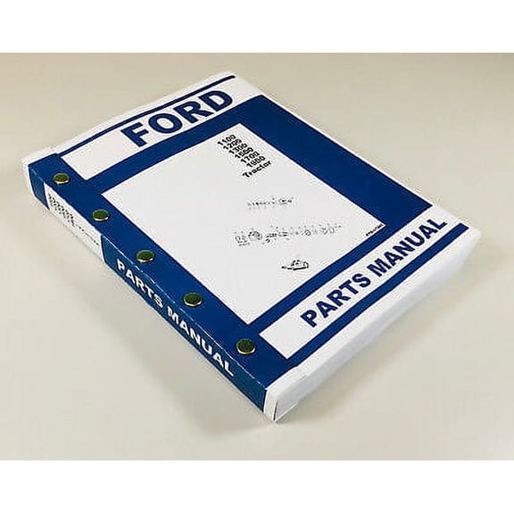 Ford 1100 1200 1300 1500 1700 1900 Tractor Parts Assembly Manual Catalog