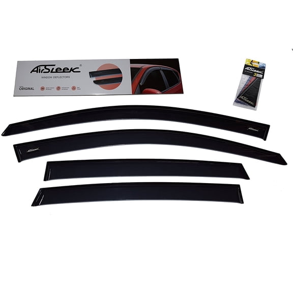 Ford 150 F250 F350 Window Visor Vent Shade Sun Rain Guard 2015-2019